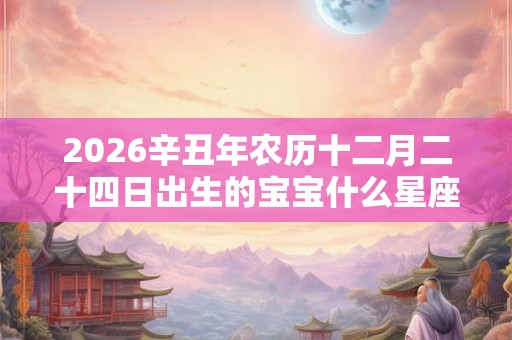 2026辛丑年农历十二月二十四日出生的宝宝什么星座? 2026辛丑年农历十二月二十四日出生的宝宝什么星座?