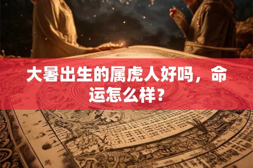 大暑出生的属虎人好吗，命运怎么样？