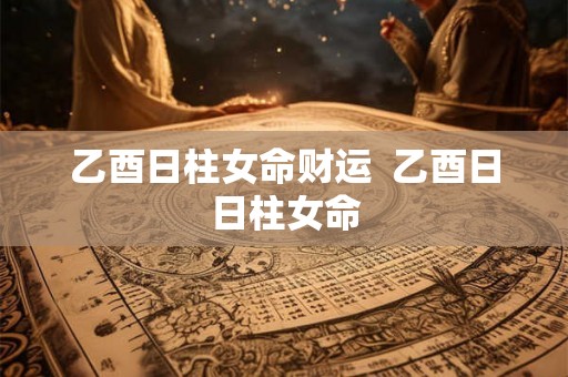 乙酉日柱女命财运  乙酉日日柱女命