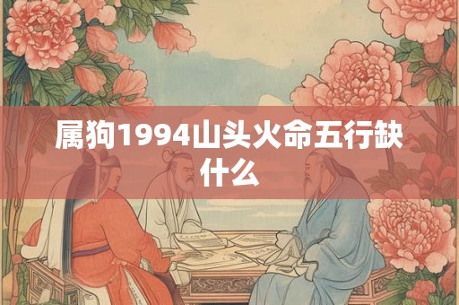 属狗1994山头火命五行缺什么 属狗1994山头火命五行缺什么