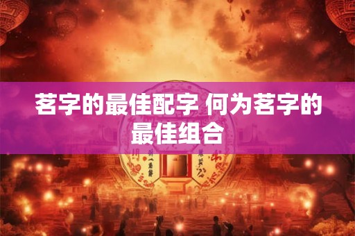 茗字的最佳配字 何为茗字的最佳组合