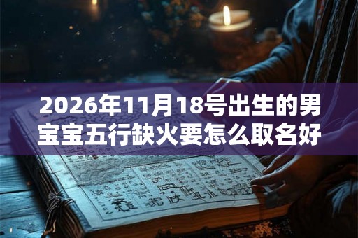 2026年11月18号出生的男宝宝五行缺火要怎么取名好