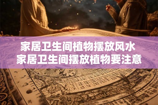 家居卫生间植物摆放风水 家居卫生间摆放植物要注意什么风水