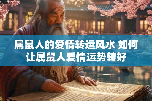 属鼠人的爱情转运风水 如何让属鼠人爱情运势转好