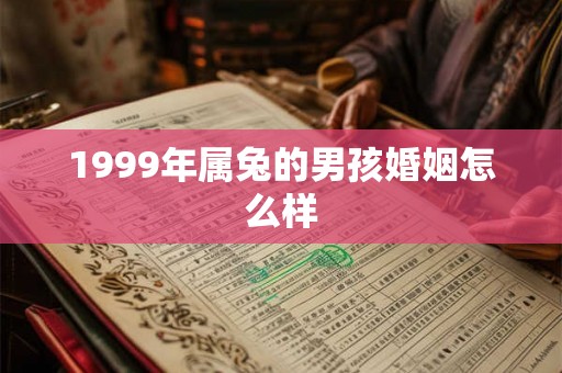 1999年属兔的男孩婚姻怎么样