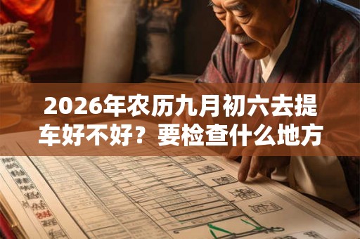 2026年农历九月初六去提车好不好？要检查什么地方？