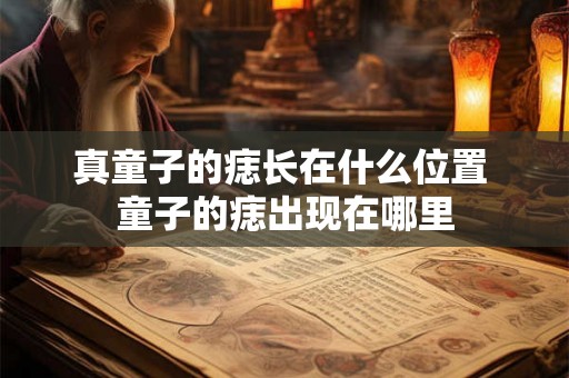 真童子的痣长在什么位置 童子的痣出现在哪里