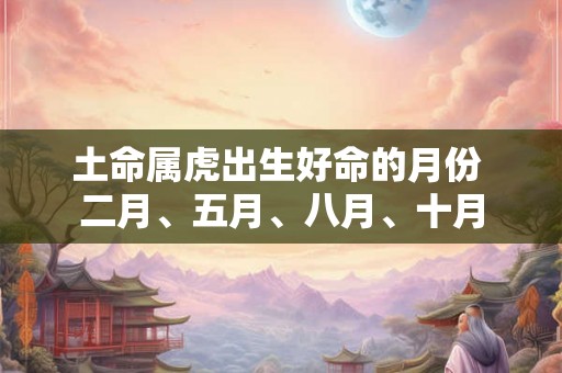 土命属虎出生好命的月份 二月、五月、八月、十月