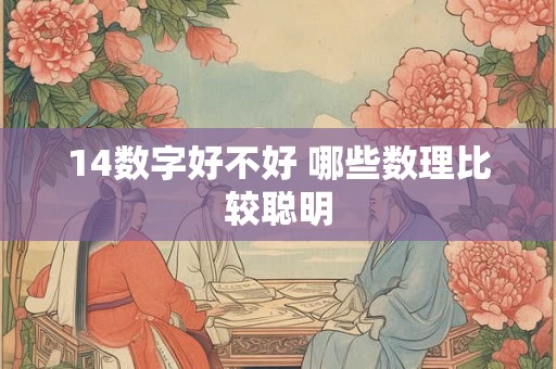 14数字好不好 哪些数理比较聪明 14数字好不好 哪些数理比较聪明