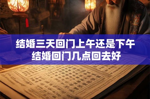 结婚三天回门上午还是下午 结婚回门几点回去好 结婚三天回门上午还是下午 结婚回门几点回去好