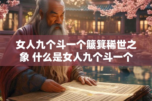 女人九个斗一个簸箕稀世之象 什么是女人九个斗一个簸箕稀世之象