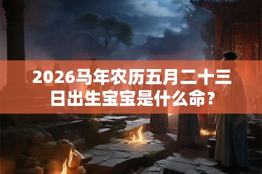 2026马年农历五月二十三日出生宝宝是什么命？