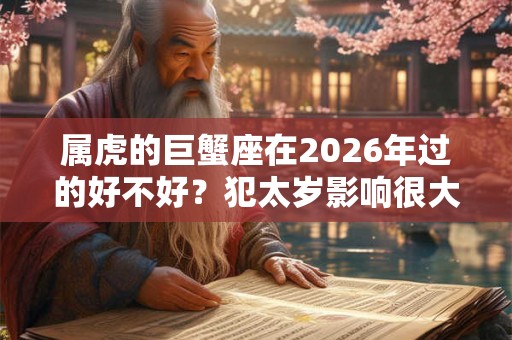 属虎的巨蟹座在2026年过的好不好？犯太岁影响很大吗？