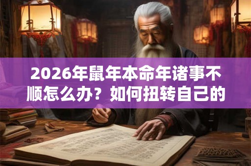 2026年鼠年本命年诸事不顺怎么办?如何扭转自己的命运? 2026年鼠年本命年诸事不顺怎么办?如何扭转自己的命运?