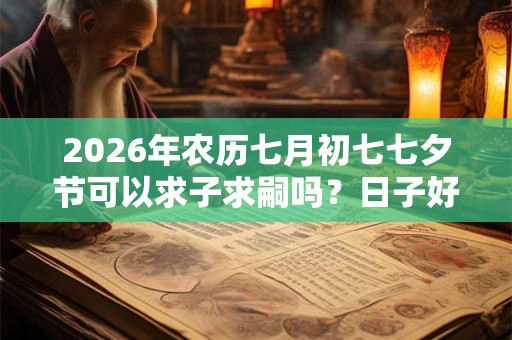 2026年农历七月初七七夕节可以求子求嗣吗？日子好不好？