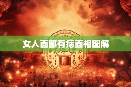 女人面部有痣面相图解