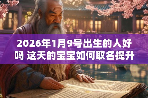 2026年1月9号出生的人好吗 这天的宝宝如何取名提升命局