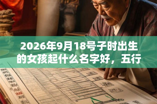 2026年9月18号子时出生的女孩起什么名字好,五行属什么 2026年9月18号子时出生的女孩起什么名字好,五行属什么