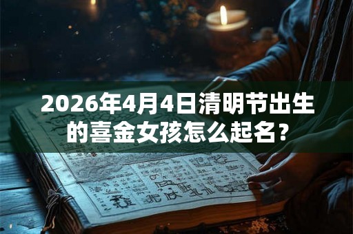 2026年4月4日清明节出生的喜金女孩怎么起名？