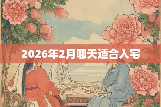 2026年2月哪天适合入宅