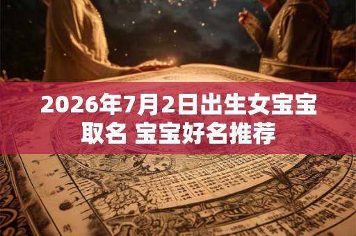 2026年7月2日出生女宝宝取名 宝宝好名推荐