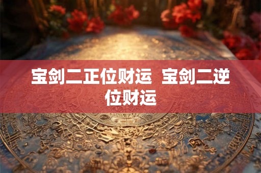 宝剑二正位财运 宝剑二逆位财运 宝剑二正位财运 宝剑二逆位财运