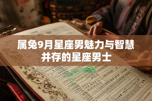 属兔9月星座男魅力与智慧并存的星座男士
