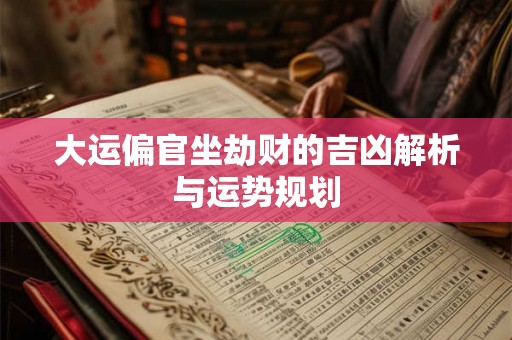 大运偏官坐劫财的吉凶解析与运势规划