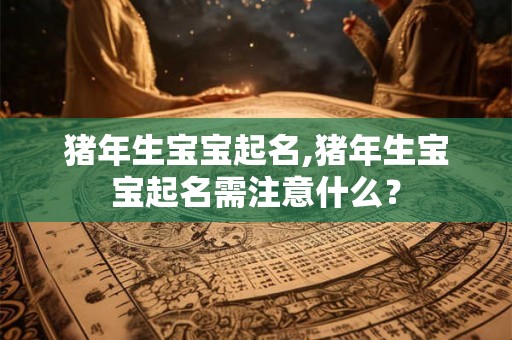 猪年生宝宝起名,猪年生宝宝起名需注意什么？