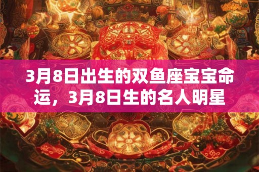 3月8日出生的双鱼座宝宝命运，3月8日生的名人明星
