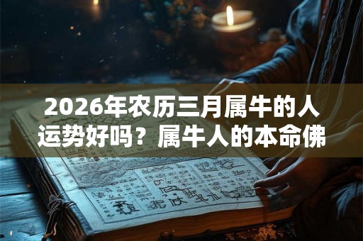 2026年农历三月属牛的人运势好吗?属牛人的本命佛是什么? 2026年农历三月属牛的人运势好吗?属牛人的本命佛是什么?
