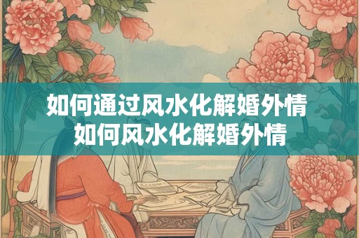 如何通过风水化解婚外情 如何风水化解婚外情