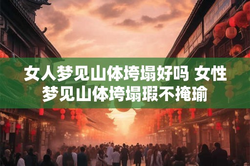 女人梦见山体垮塌好吗 女性梦见山体垮塌瑕不掩瑜