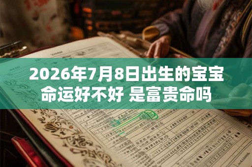 2026年7月8日出生的宝宝命运好不好 是富贵命吗