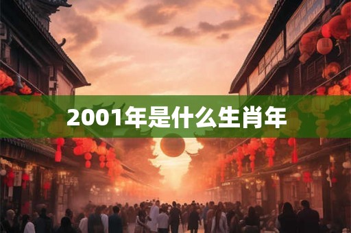 2001年是什么生肖年