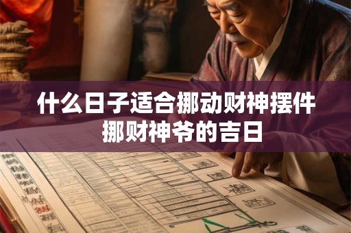 什么日子适合挪动财神摆件 挪财神爷的吉日 什么日子适合挪动财神摆件 挪财神爷的吉日