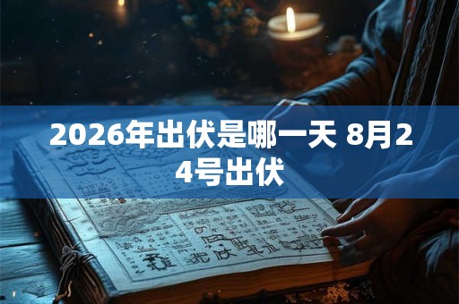 2026年出伏是哪一天 8月24号出伏
