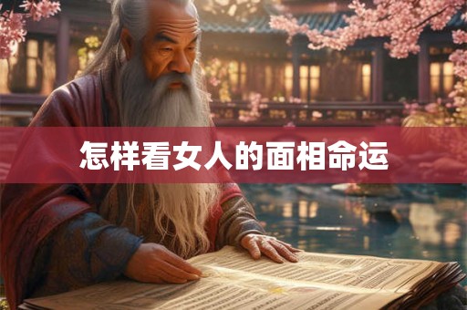 怎样看女人的面相命运