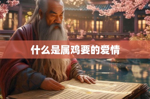 什么是属鸡要的爱情