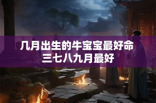 几月出生的牛宝宝最好命 三七八九月最好
