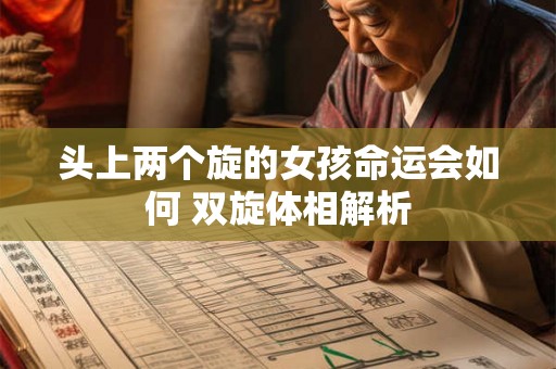 头上两个旋的女孩命运会如何 双旋体相解析