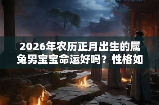 2026年农历正月出生的属兔男宝宝命运好吗？性格如何