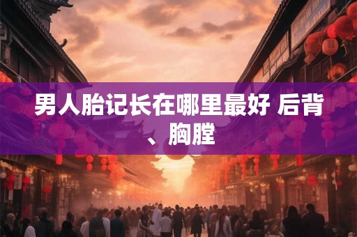 男人胎记长在哪里最好 后背、胸膛 男人胎记长在哪里最好 后背、胸膛