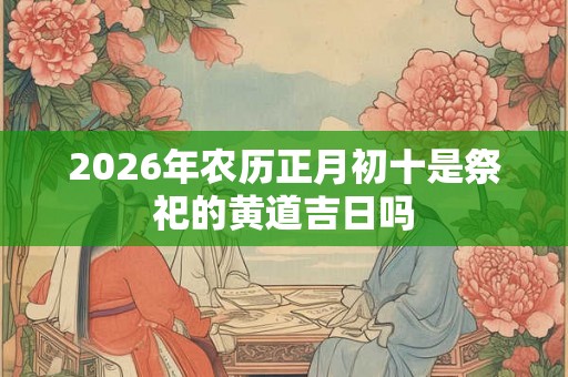 2026年农历正月初十是祭祀的黄道吉日吗 2026年农历正月初十是祭祀的黄道吉日吗