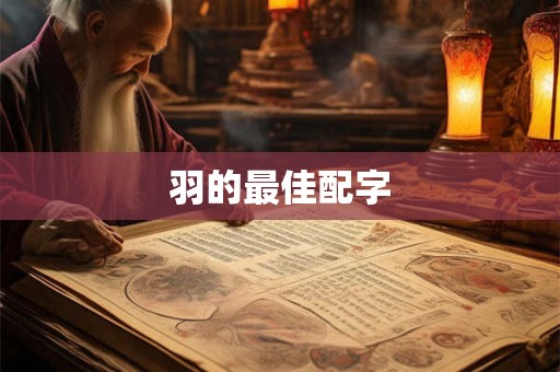 羽的最佳配字 羽的最佳配字