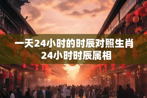 一天24小时的时辰对照生肖  24小时时辰属相