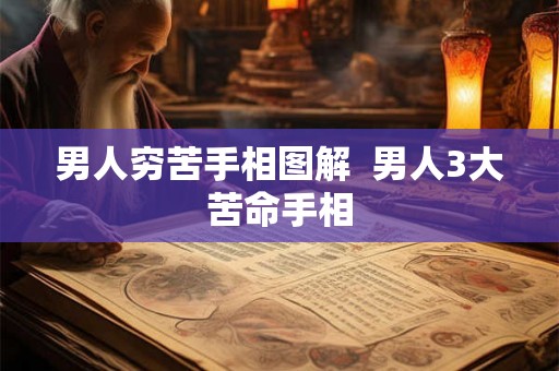 男人穷苦手相图解  男人3大苦命手相