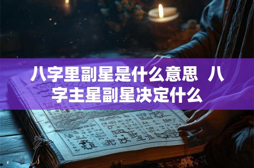 八字里副星是什么意思  八字主星副星决定什么