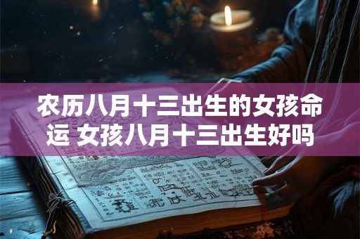 农历八月十三出生的女孩命运 女孩八月十三出生好吗 农历八月十三出生的女孩命运 女孩八月十三出生好吗