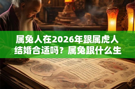 属兔人在2026年跟属虎人结婚合适吗？属兔跟什么生肖相合相克？